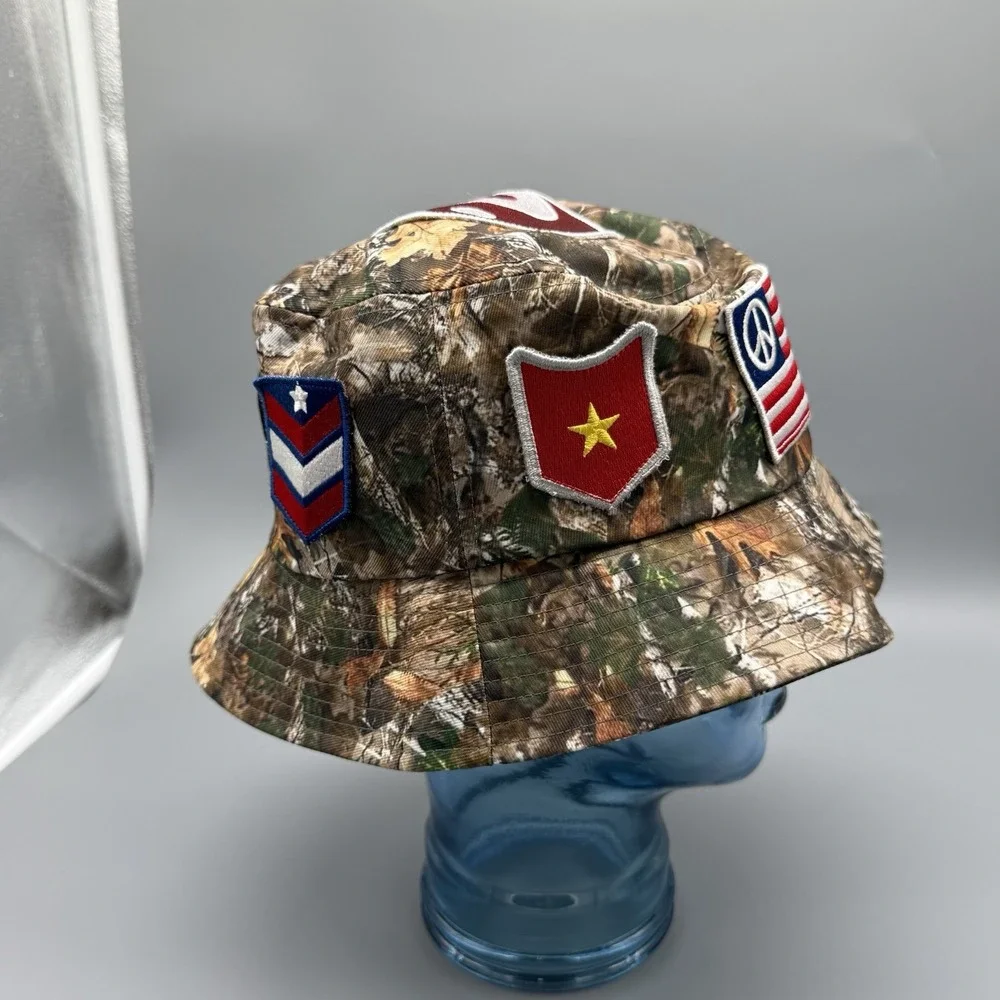 Coney Island Picnic Camo Patch‎ Bucket Hat Urban Outfitters One Size USA Patch